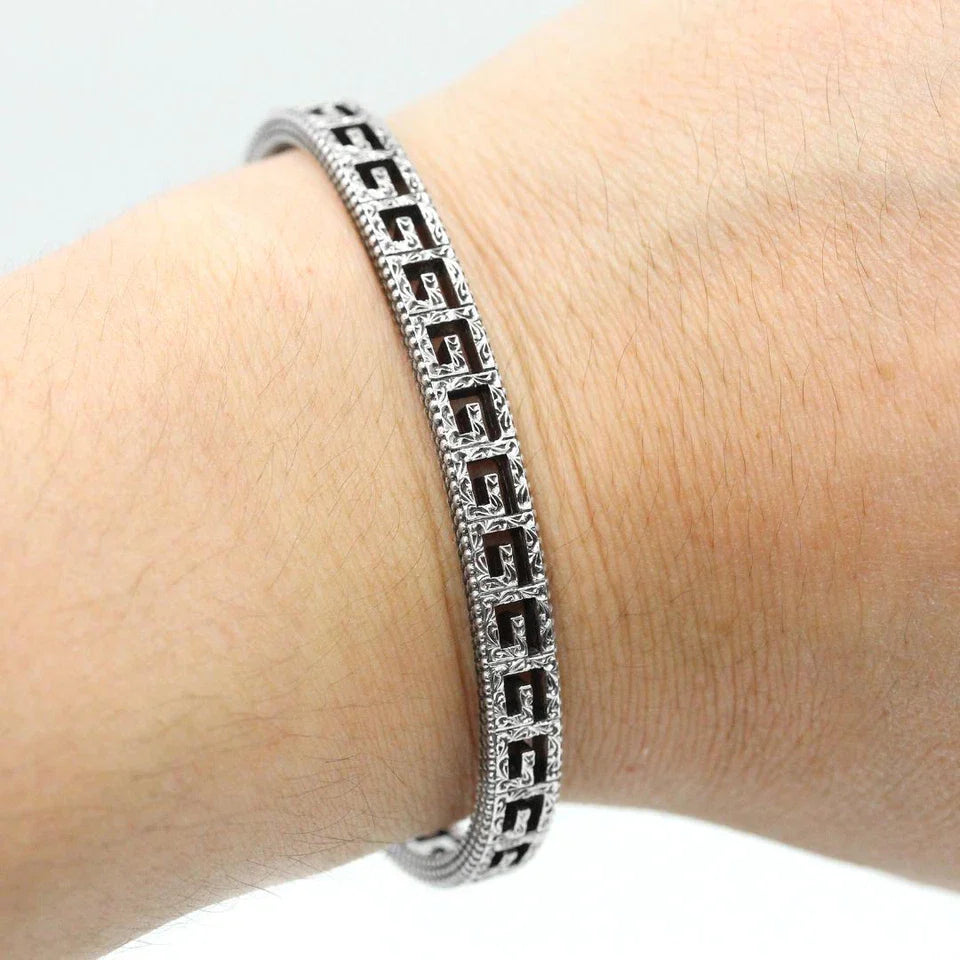 GUCCI G CUBE BRACELET SILVER&WHITE ZIRCON YBA817030001