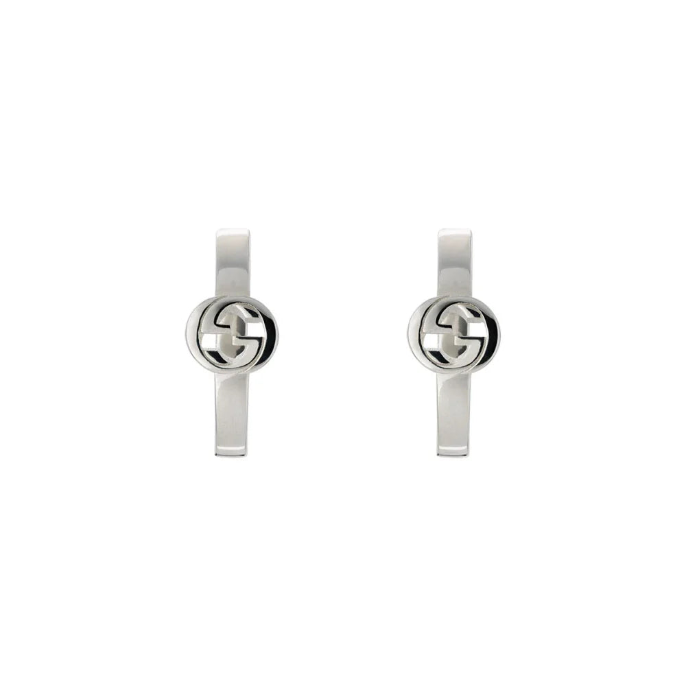 GUCCI G CUBE EARRINGS SILVER YBD814904001