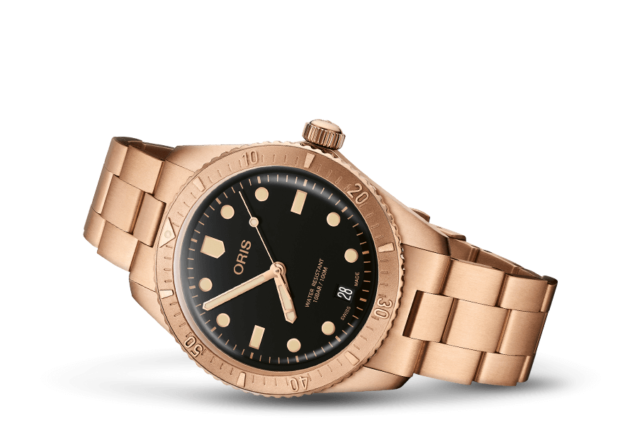 Oris - DIVERS SIXTY-FIVE DATE - 01-733-7771-3154-07-8-19-15