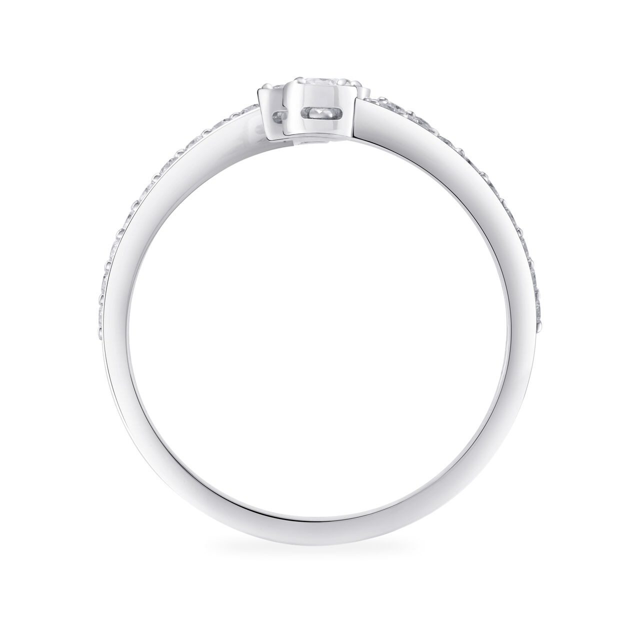 Birks Splash  Triple Row Diamond Ring 450016185510