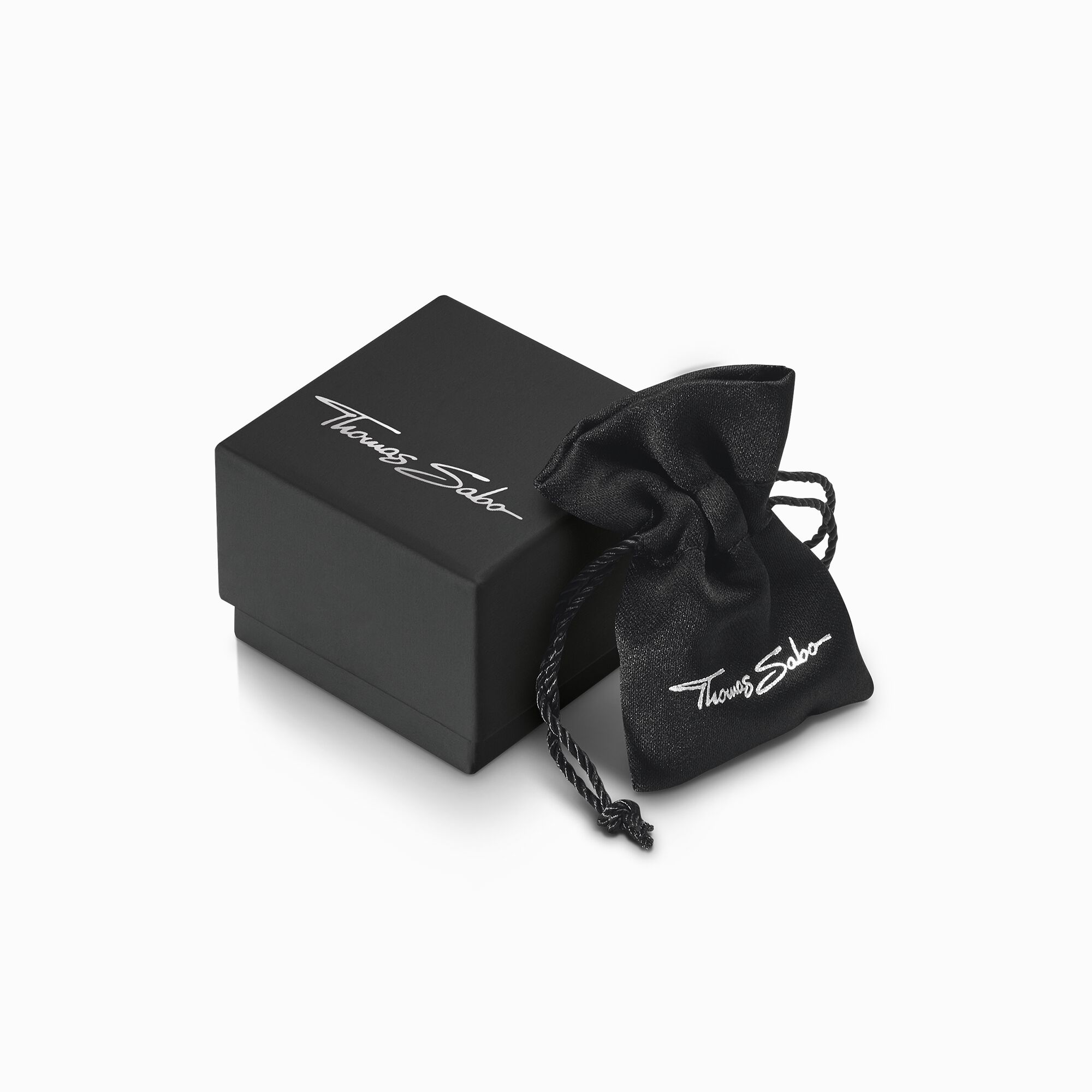 THOMAS SABO Yellow-gold plated bracelet with Obsidian and Red Tiger's Eye Beads A2135-881-7