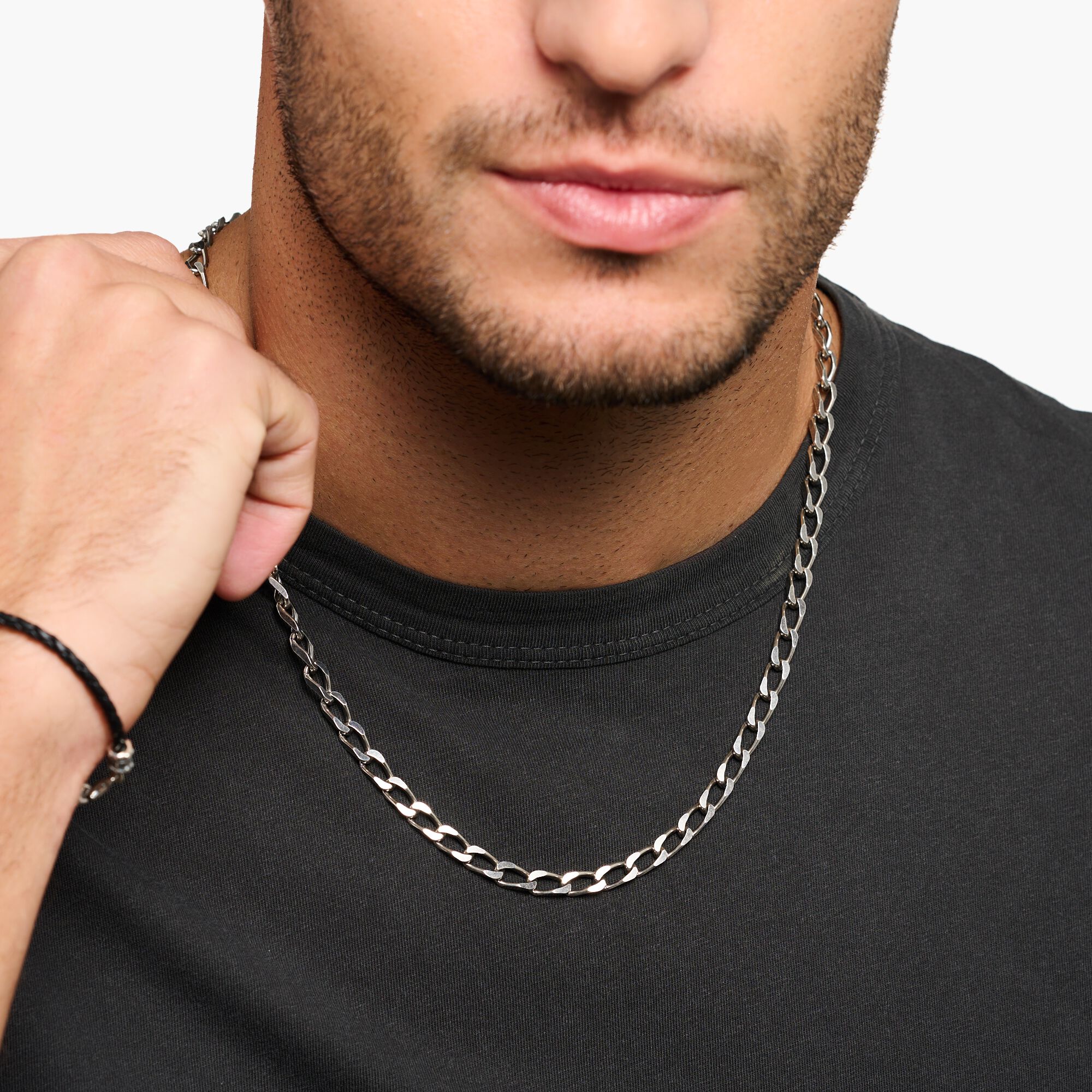 Thomas Sabo  Necklace links silver cross KE2081-637-21-L55