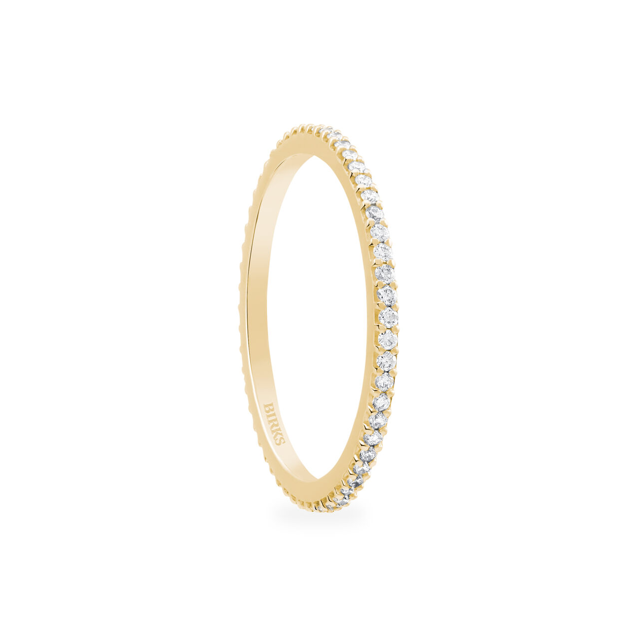 Birks Iconic  Stackable Diamond Ros Že du Matin Ring, Yellow Gold 450011682274