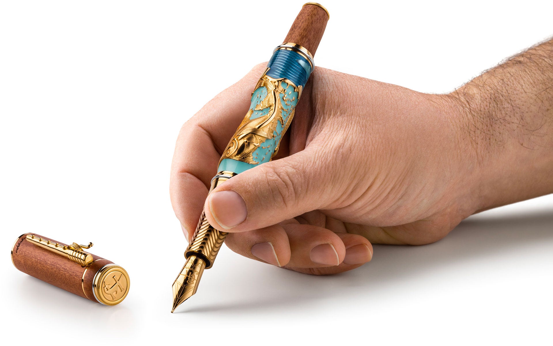 Fountain Pen, Gold ISOSN_3S